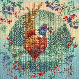 Bothy Threads Fall Feathers Cross Stitch Kit