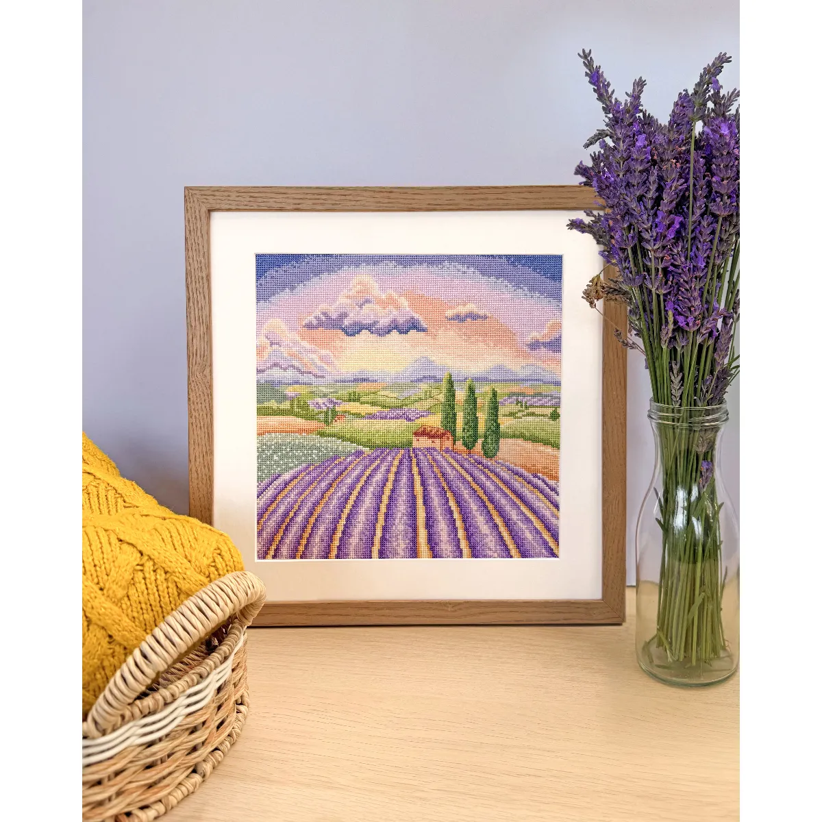 Bothy Threads Lavender Fields Cross Stitch Kit — image 3