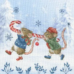 Bothy Threads Candy Cane Capers Cross Stitch Kit
