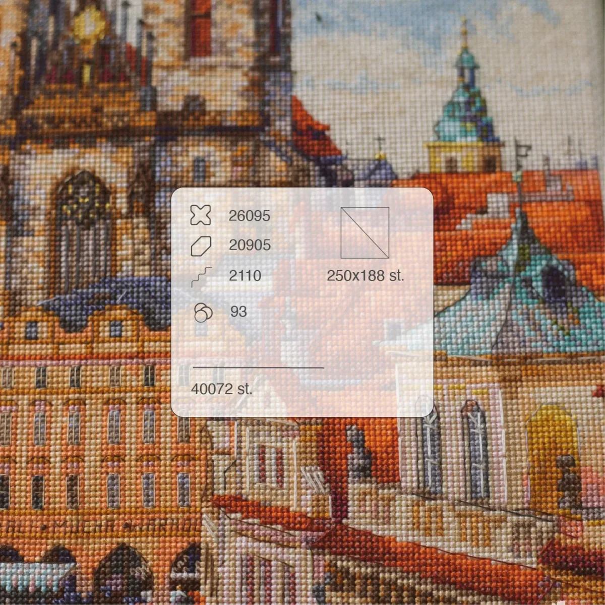 Merejka Golden Prague Cross Stitch Kit — image 2
