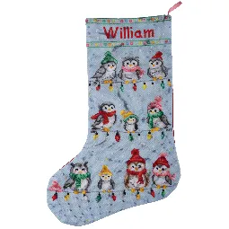 Vervaco Feathered Friends Stocking Christmas Cross Stitch Kit