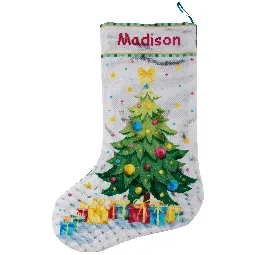 Vervaco Christmas Tree Stocking Cross Stitch Kit