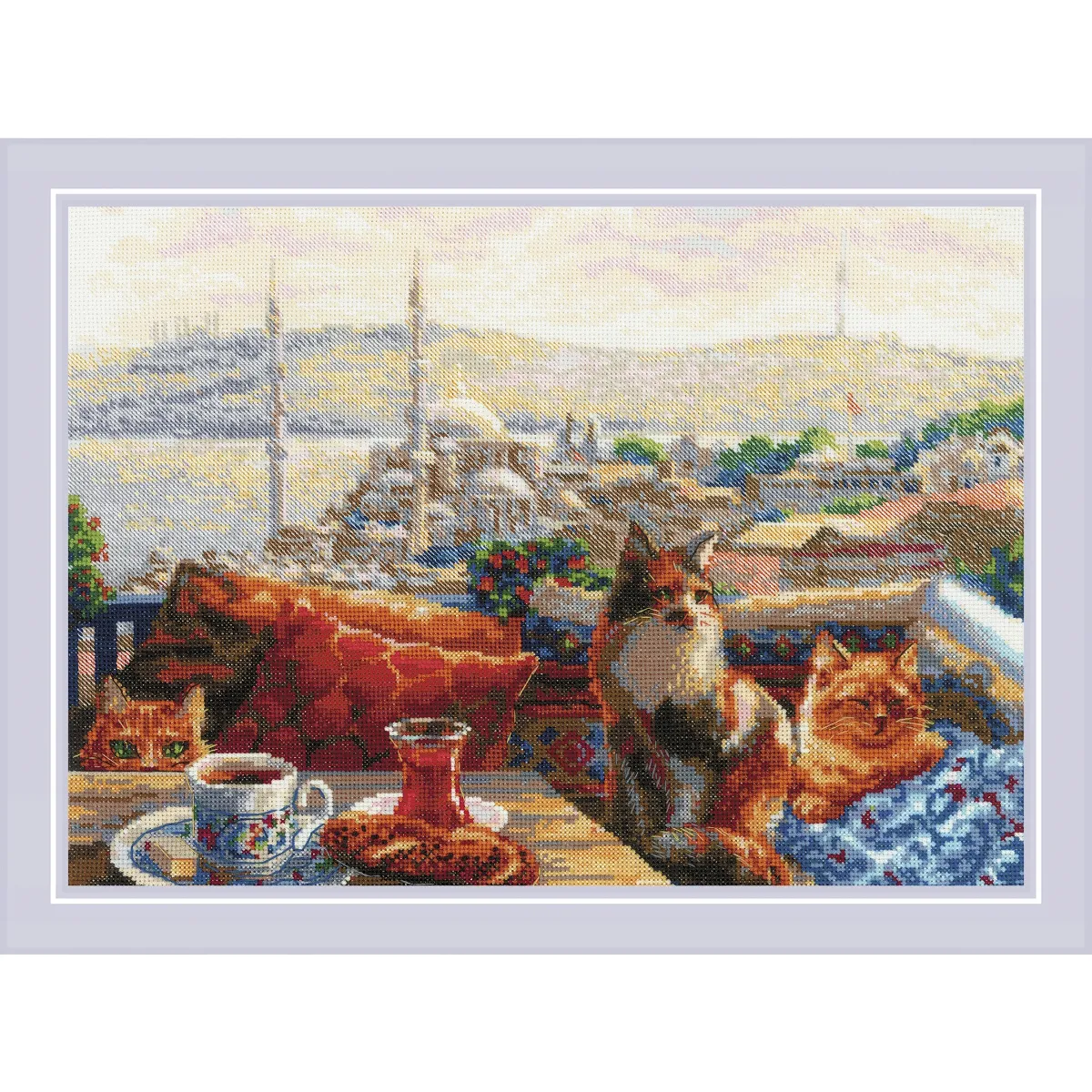 RIOLIS Istanbul's Cats Cross Stitch Kit — image 2