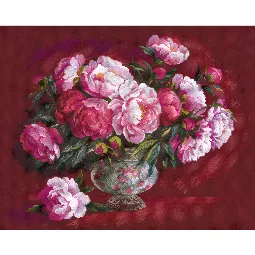 RIOLIS Luxurious Peonies Cross Stitch Kit