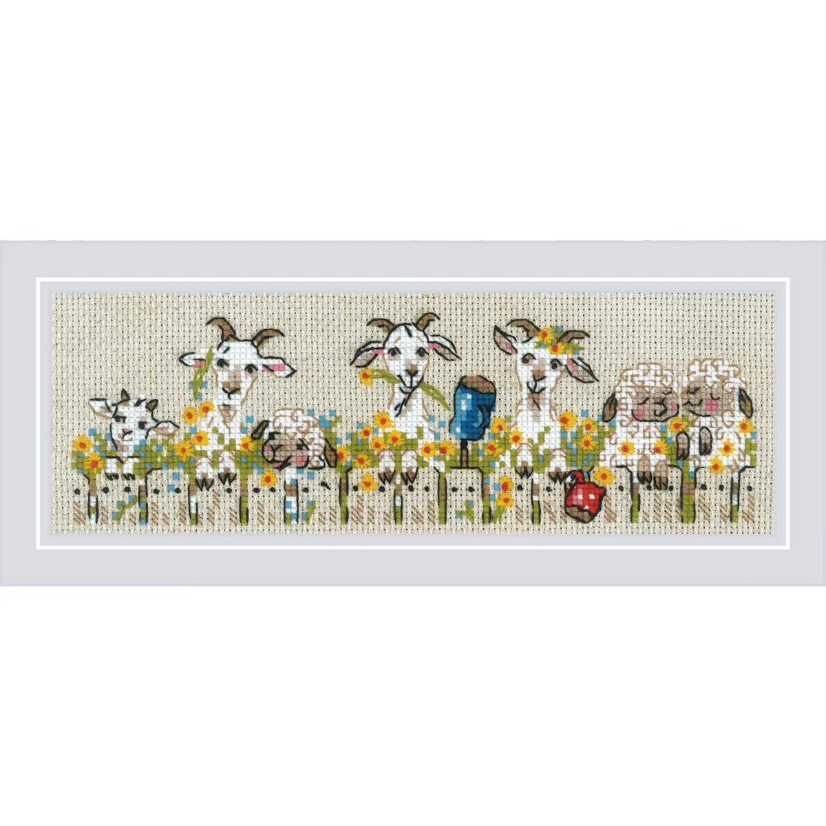 RIOLIS Village Group Chat Cross Stitch Kit — image 2