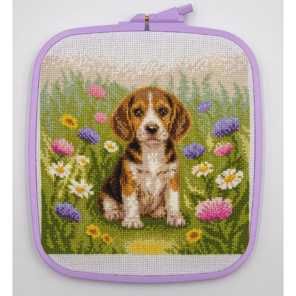 Aine Meadow Pup Cross Stitch Kit — image 2