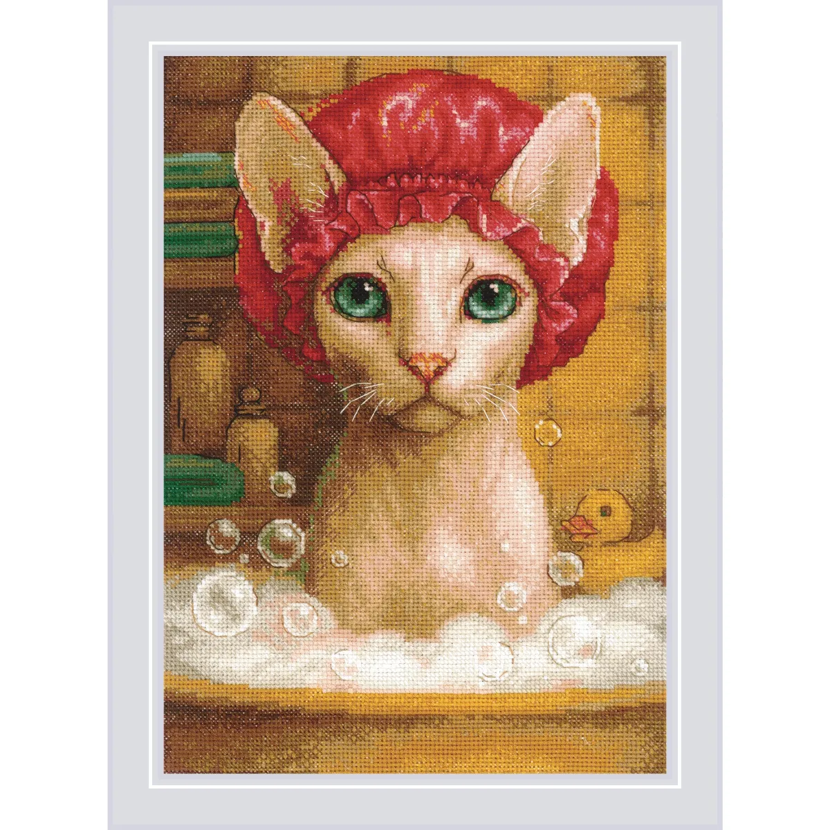 RIOLIS Bath Day Cross Stitch Kit — image 2