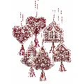 Image of RIOLIS Gingerbread Ornaments Cross Stitch Kit