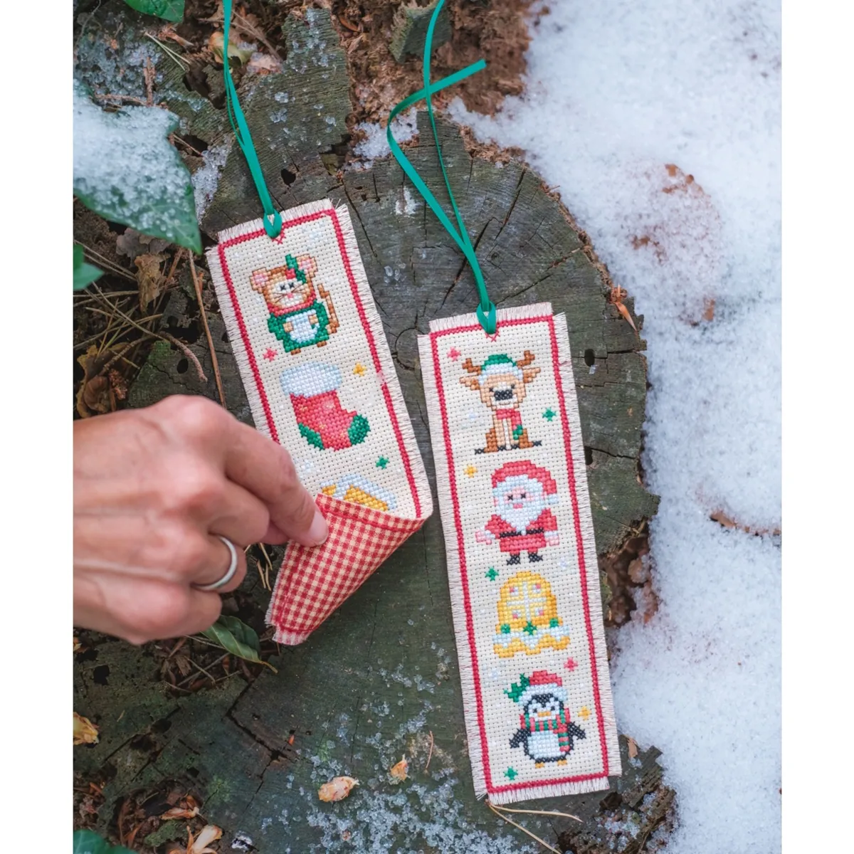 Vervaco Tiny Wonders Bookmarks Cross Stitch Kit — image 2