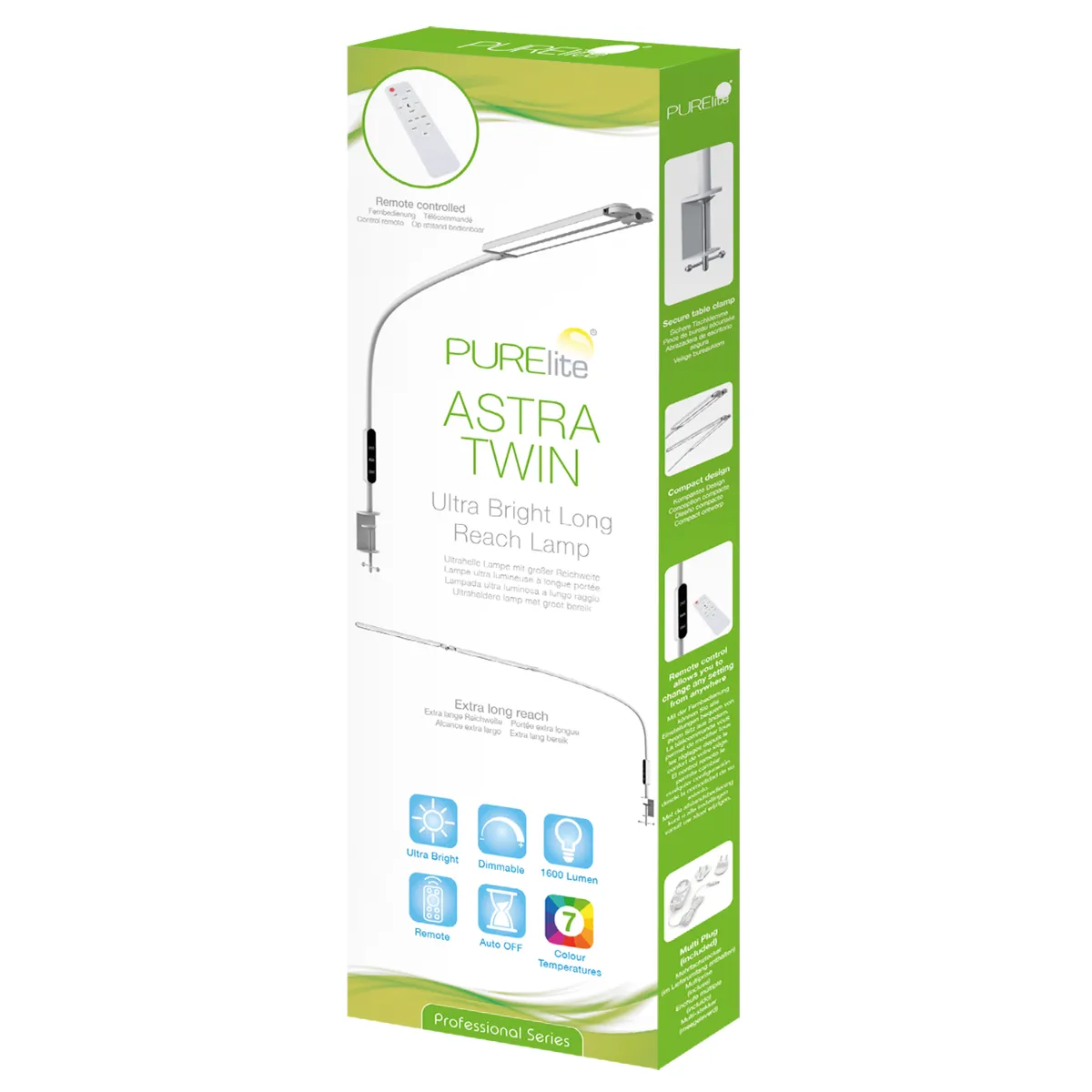 Purelite Astra Twin Ultra Bright Long Reach Lamp — image 4