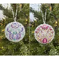 Image of VDV Christmas Baubles Embroidery Kit