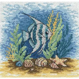 VDV Angel Fish Cross Stitch Kit