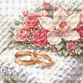 Image of Aine Forever Wedding Sampler Cross Stitch Kit