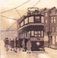 Image of Heritage Tram Stop - Aida Cross Stitch Kit