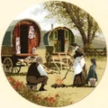 Image of Heritage Gypsy Caravans - Evenweave Cross Stitch Kit