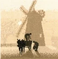 Image of Heritage Windmill - Evenweave Cross Stitch Kit