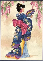 Dimensions Elegant Geisha Cross Stitch Kit