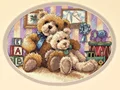 Image of Dimensions Warm and Fuzzy Cross Stitch Kit
