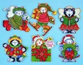 Image of Design Works Crafts Kittens (6 ornaments) Christmas Cross Stitch