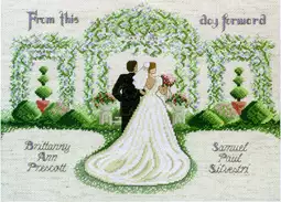 Personalized Wedding Cross Stitch Pattern Green Wreath Wedding -    Wedding cross stitch, Wedding cross stitch patterns, Cross stitch patterns  flowers